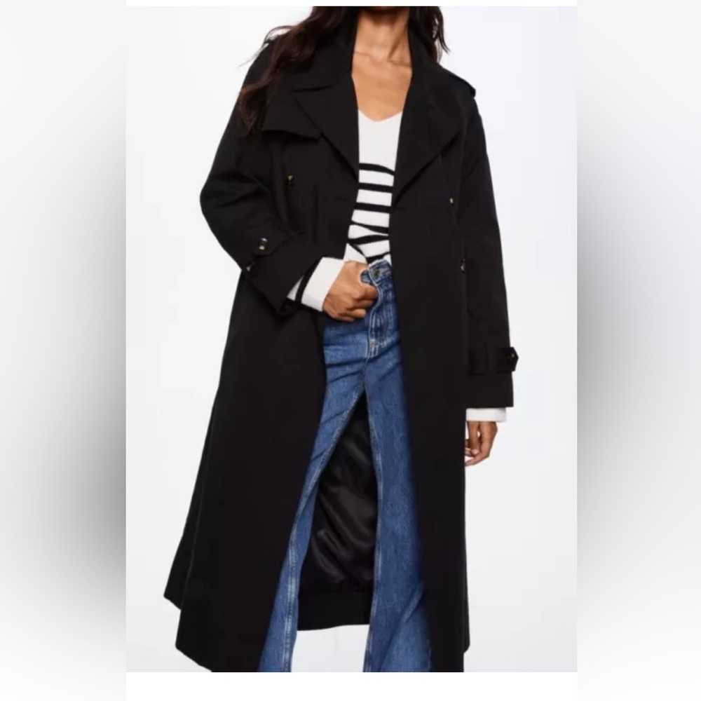 SOLD cotton classic trench coat NEW